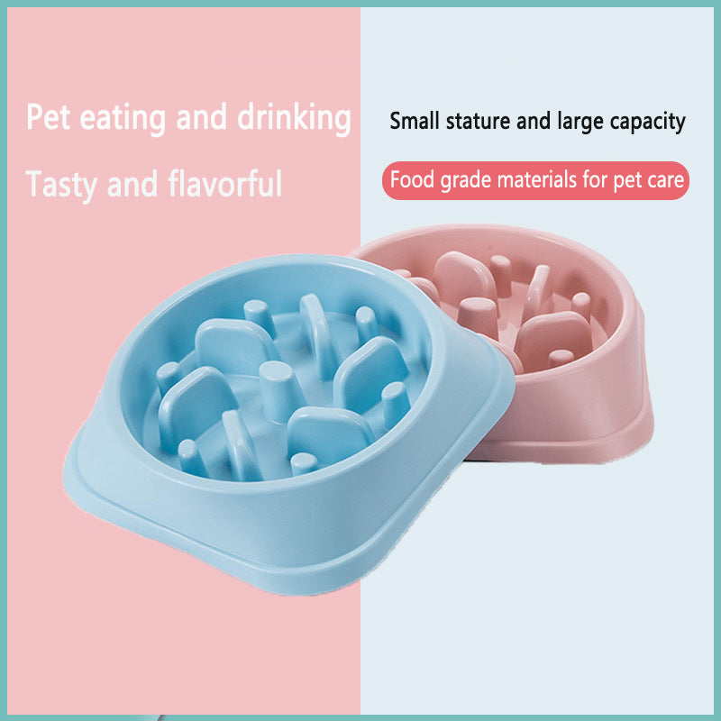 Gamelle anti-glouton - interactive labyrinthe antidérapante pour chiens et chats