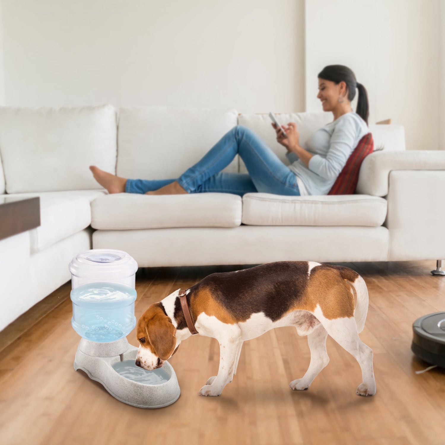 Distributeur d'eau automatique pour animaux – 3,5 L