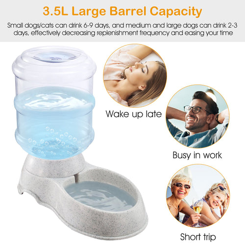 Distributeur d'eau automatique pour animaux – 3,5 L