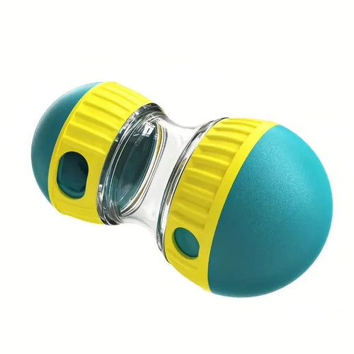 Distributeur de croquettes interactif vert ou rouge