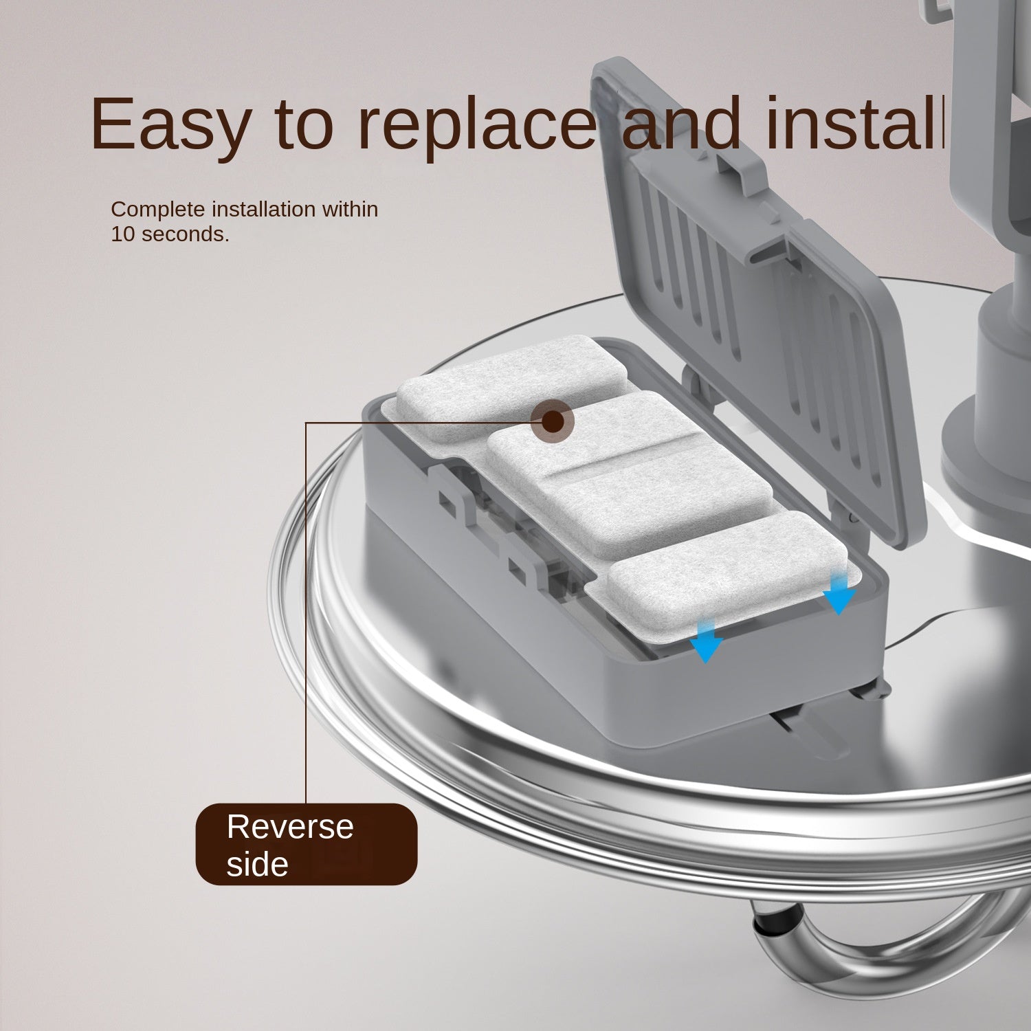 Fontaine à Eau Automatique en Acier Inoxydable pour Chien et Chat — avec Filtration et Système Anti-Fuite